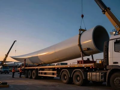 Optimizing Wind Turbine Blade Transportation Logistics for Efficiency - detail